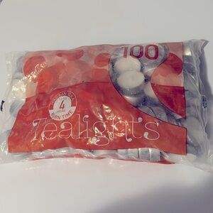 100 tea light candles